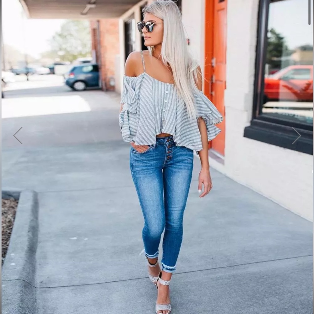 Fashion On Earth Cold Shoulder Top